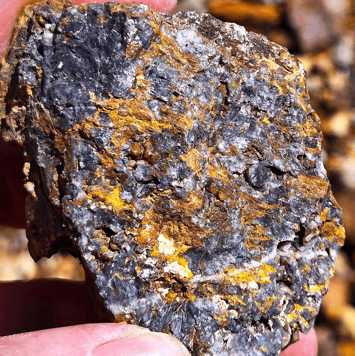 Galena-sphalerite ore sample